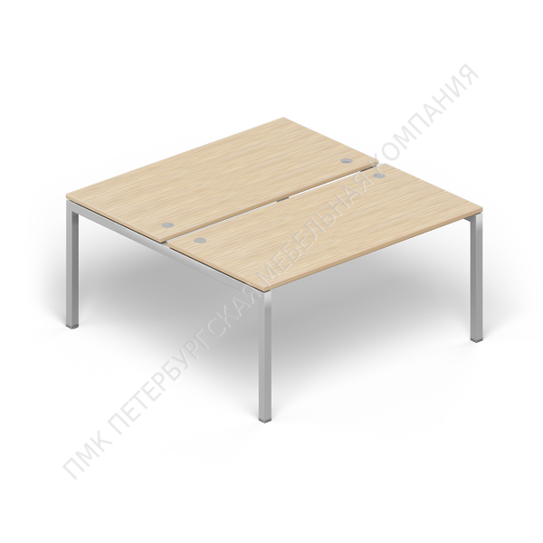 PE2T146 Стол BENCH на 2 рабочих места 140х125х72см (основной элемент)