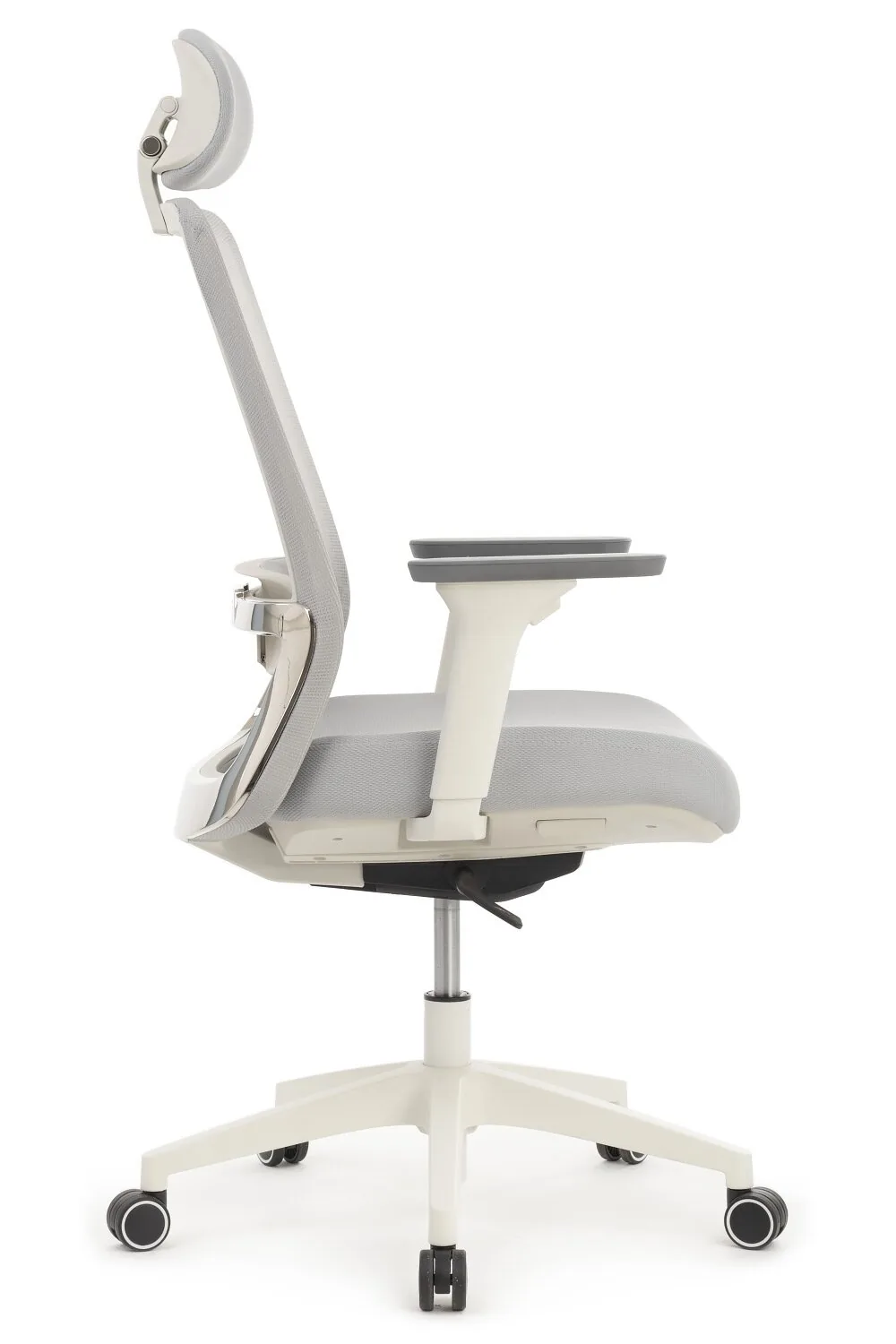 Кресло Ворк W-218C WHITE Светло-серый