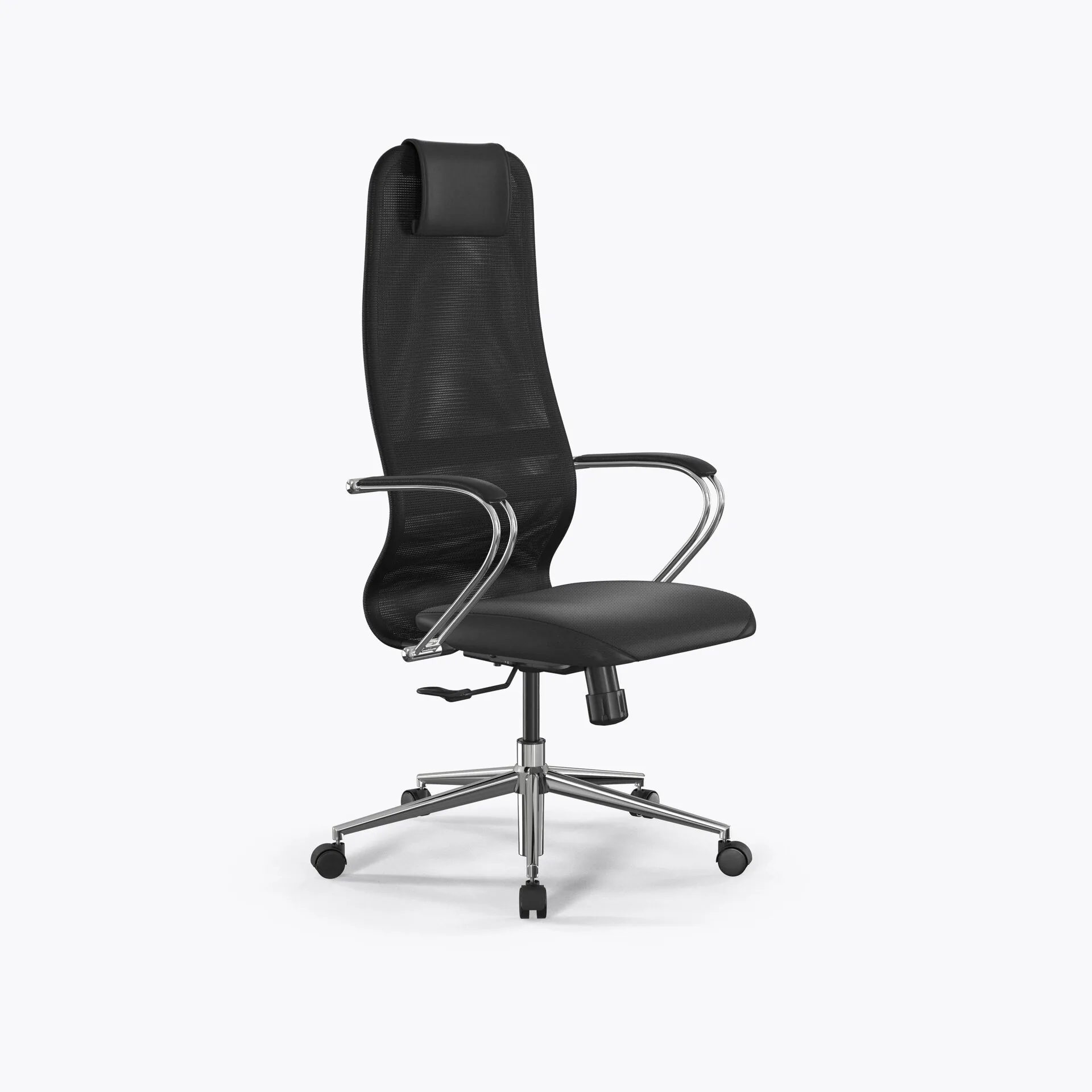 Кресло Метта SynchroSit 8 B1-9K - X2+Extra /Uh00/Wh12/K3cL(M20.B23.G18.W02) (Черный)