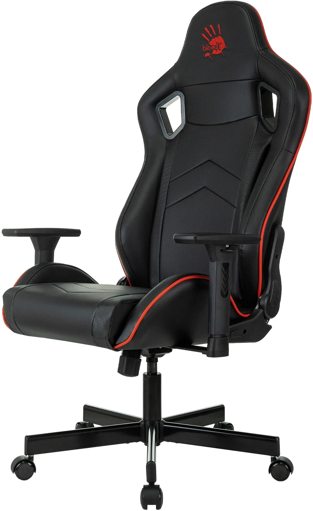 Кресло игровое A4Tech Bloody GC-840 черный сиденье черный эко.кожа с подголов. крестов. металл черный пластик черный