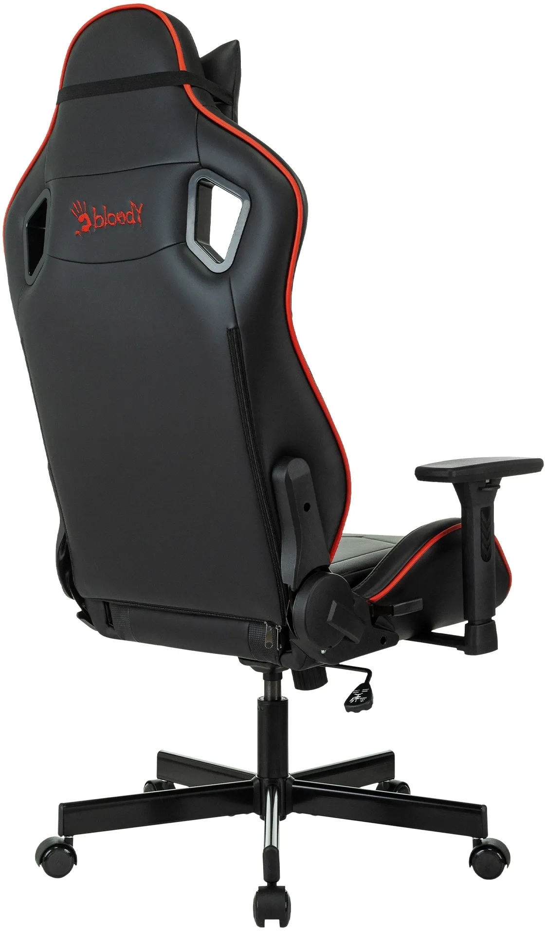 Кресло игровое A4Tech Bloody GC-840 черный сиденье черный эко.кожа с подголов. крестов. металл черный пластик черный
