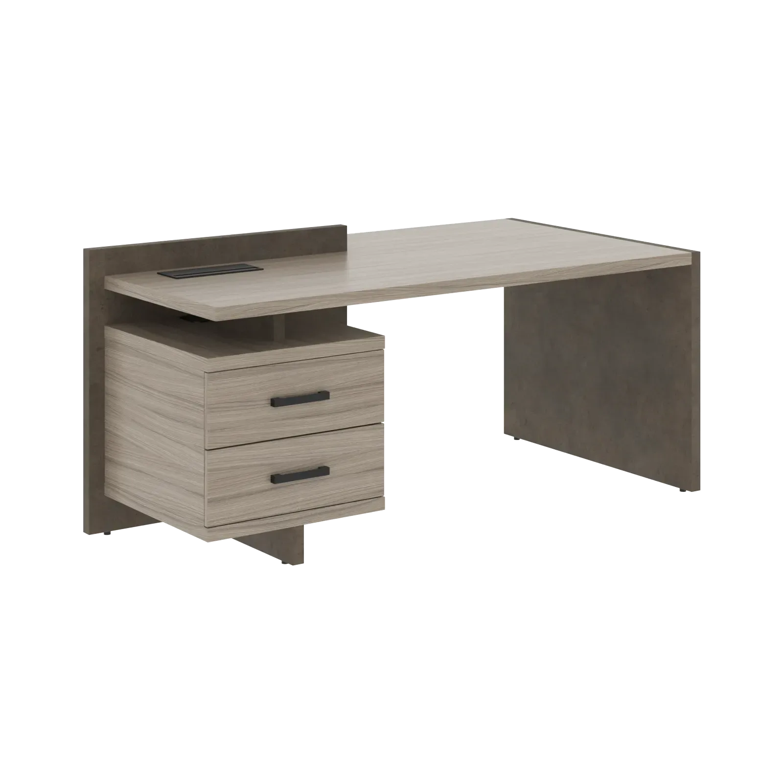 Стол СФ-531321 Дрифтвуд \Бетон чикаго тем\Графит 1800х961х840 WOOD&STONE