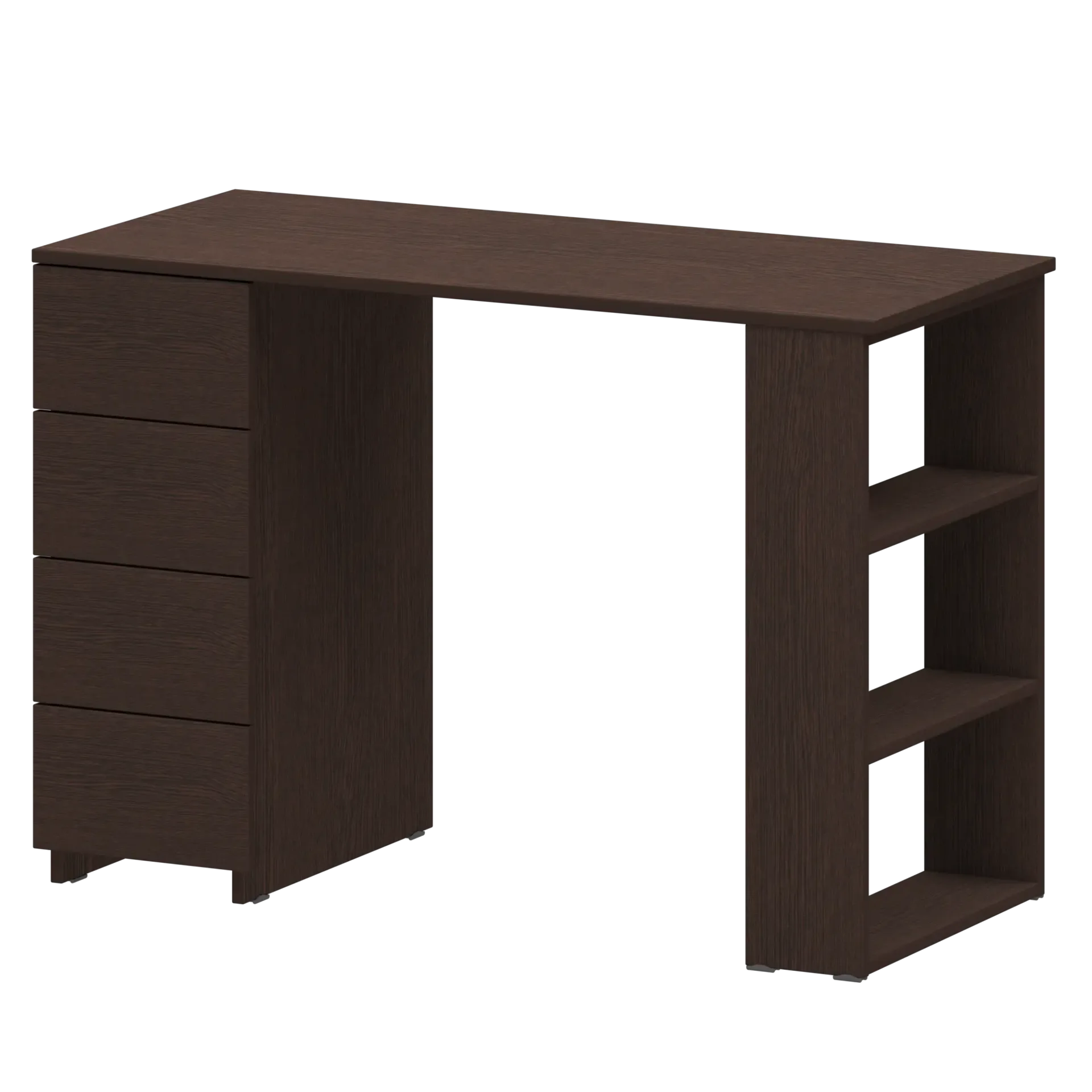 Стол с тумбой Н-3262 Дуб венге 1100x500x750 Арго HOME